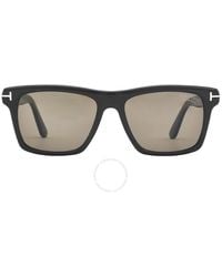 Tom Ford - Buckley Polarized Roviex Square Sunglasses Ft0906 01h 56 - Lyst