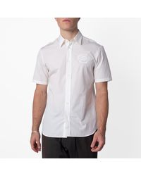 Burberry - Ekd Short-Sleeved Cotton Shirt - Lyst