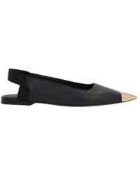 Ferragamo - Alhena Nappa Slingback Flats - Lyst