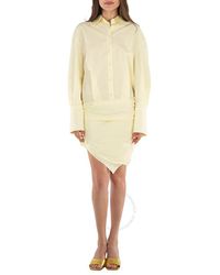 The Attico - Light Banana Hatty Mini Dress - Lyst