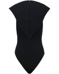 Burberry - Panel Detail Stretch Jersey Bodysuit - Lyst