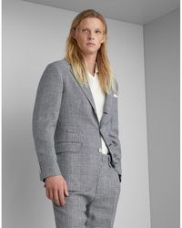 Brunello Cucinelli - Wool Silk Checked Blazer, Brand Size 46 (Us - Lyst