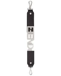 Fendi - Leather Logo Bag Strap - Lyst