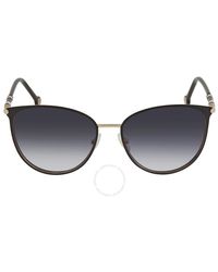 Carolina Herrera - Grey Butterfly Sunglasses - Lyst