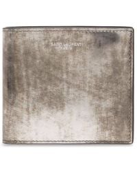 Saint Laurent - Paris East/West Bifold Wallet - Lyst