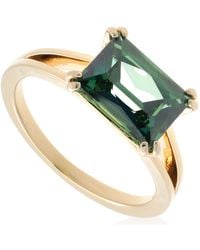 Swarovski - Matrix Rectangular Cut Cocktail Ring, Size 52 - Lyst