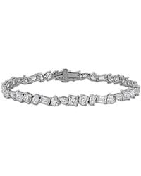 Created Forever - 12 1/2Ct Tw Multi-Shape Lab-Grown Diamond Tennis Bracelet - Lyst