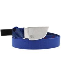 Burberry - Check Webbing Shield Belt - Lyst