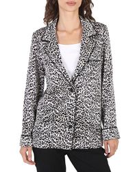 Saint Laurent - Ladies Leopard-Pattern Silk Blazer, Brand Size 38 - Lyst