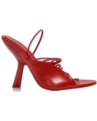 Ferragamo - Ferragamo Ladies Leather Altaire Ultra Fine Strap Sandals - Lyst