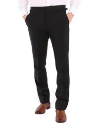 Burberry - Embellished Mohair Wool Classic Fit Tailored Trousers - Lyst