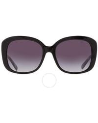 COACH - Grey Gradient Butterfly Sunglasses Hc8363u 50028g 56 - Lyst