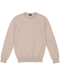 ZEGNA - Ermenegildo Oasi Fine Knit Jumper, Brand Size 48 Us - Lyst