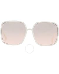 Dior - Stellaire Pink Square Sunglasses Cd40006u 25f 59 - Lyst