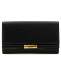 Dolce & Gabbana - Dolce & Gabbana Leather Marlene Clutch - Lyst