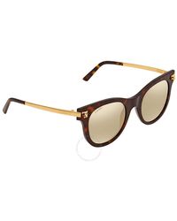 Cartier - Gold Cat Eye Sunglasses Ct0024s 002 50 - Lyst