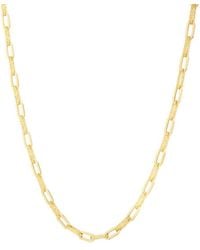 Tresorra - 14K Diamant Paperclip Chain Necklace - Lyst