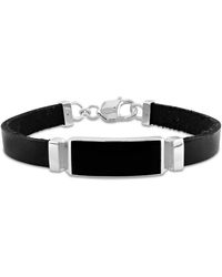 Amour - 22Ct Tgw Onyx Bangle Bracelet - Lyst