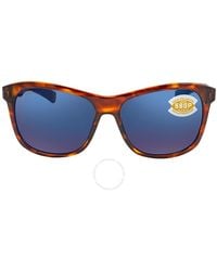 Costa Del Mar - Vela Blue Mirror Polarized Polycarbonate Sunglasses Vla 10 Obmp 56 - Lyst