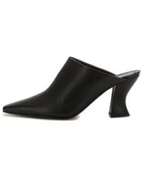 Bottega Veneta - Chunky-Heel Almond-Toe Mules - Lyst