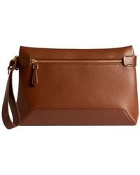 dunhill - 1893 Harness Zipped Leather Pouch - Lyst