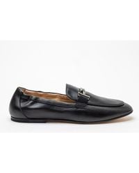 Tod's - Tod's Doppia T Suede Loafers - Lyst