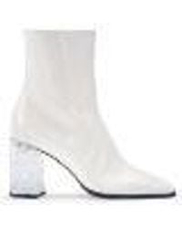 Jimmy Choo - Bryelle 85 Leather Ankle Boots, Brand Size 36 Us - Lyst