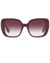 Burberry - Helena Violet Gradient Square Sunglasses Be4371 39798h 52 - Lyst