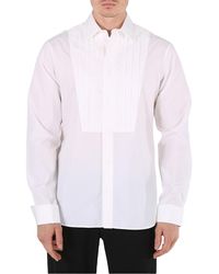 Roberto Cavalli - Optic Cotton Tuxedo Shirt, Brand - Lyst