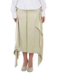 Fendi - Gonna Glow Viscose Satin Skirt, Brand Size 44 Us - Lyst