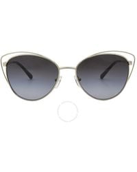 Michael Kors - Dark Gray Gradient Cat Eye Sunglasses Mk1117 10148g 56 - Lyst