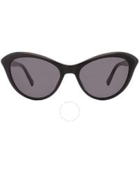 Moschino - Grey Cat Eye Sunglasses Mol015/s 0807/ir 53 - Lyst