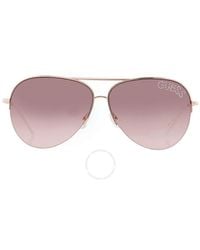 Guess Factory - Gradient Bordeaux Sunglasses Gf6126 28t 61 - Lyst