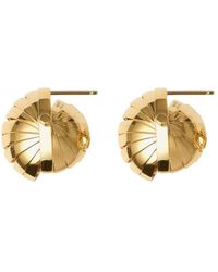 Burberry - Plated Armour Earrings - Lyst