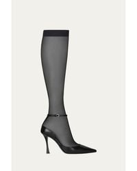 Givenchy - Show Stocking Pump 95Mm_Black - Lyst
