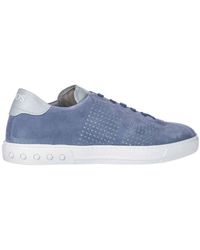 Tod's - Suede Perforated Low-top Sneakers - Lyst