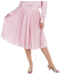 Burberry - Angelina Pleated Skirt - Lyst