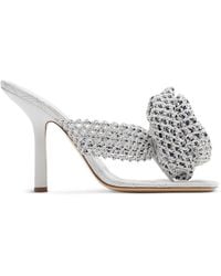 Burberry - Crochet Rose 105Mm Heeled Sandals, Brand Size 35 Us - Lyst