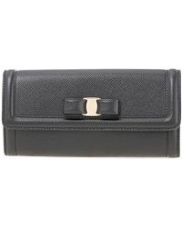 Ferragamo - Vara Leather Continental Wallet - Lyst