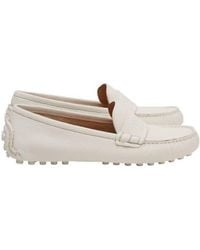 Ferragamo - Iside Driver Moccasins With Logo - Lyst