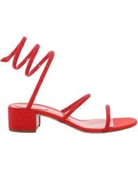 Rene Caovilla - Rene Caovilla Cleo Crystal-Embellished Sandals - Lyst