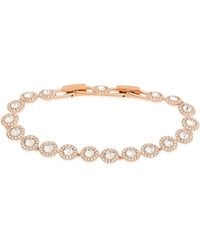 Swarovski - Ladies Angelic-Tone Plated Round Cut Pave Bracelet - Lyst