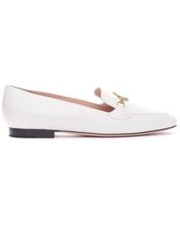 Bally - Obrien Logo Plaque Leather Loafers, Brand Size 4.5 Us - Lyst