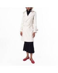 Burberry - Lightweight Mid-Length Trench Coat, Brand Size 6 Us - Lyst