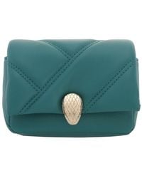 BVLGARI - Serpenti Cabochon Micro Leather Bag - Lyst