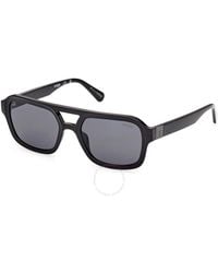Guess - Smoke Navigator Sunglasses Gu8259 01a 53 - Lyst