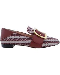 Bally - Janelle Buckle Monogram Loafers - Lyst