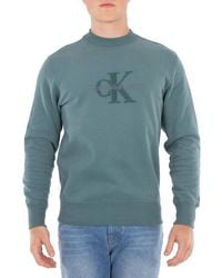 Calvin Klein - Chenille Monogram Sweatshirt - Lyst