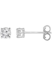 Brilliant Diamond - 14Kt 0.50 Carat Lab Grown Diamond Stud Earrings For - Lyst