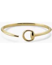 Gucci - Horsebit Cuff Bracelet - Lyst